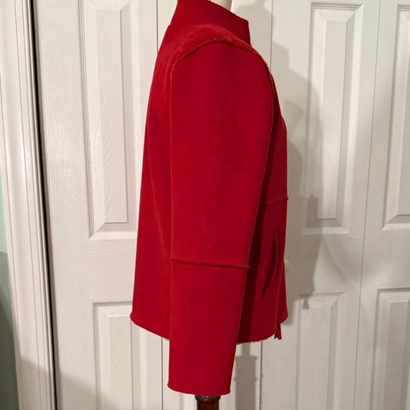Emma James a Liz Claiborne Vibrant Red Jacket Size S